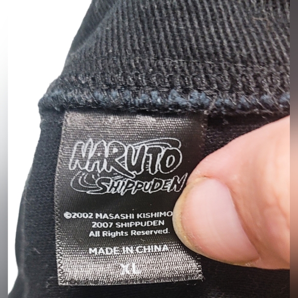 Naruto Shippuden | Button Up Denim Jacket /w Emblem | Size: XL - Picture 4 of 5